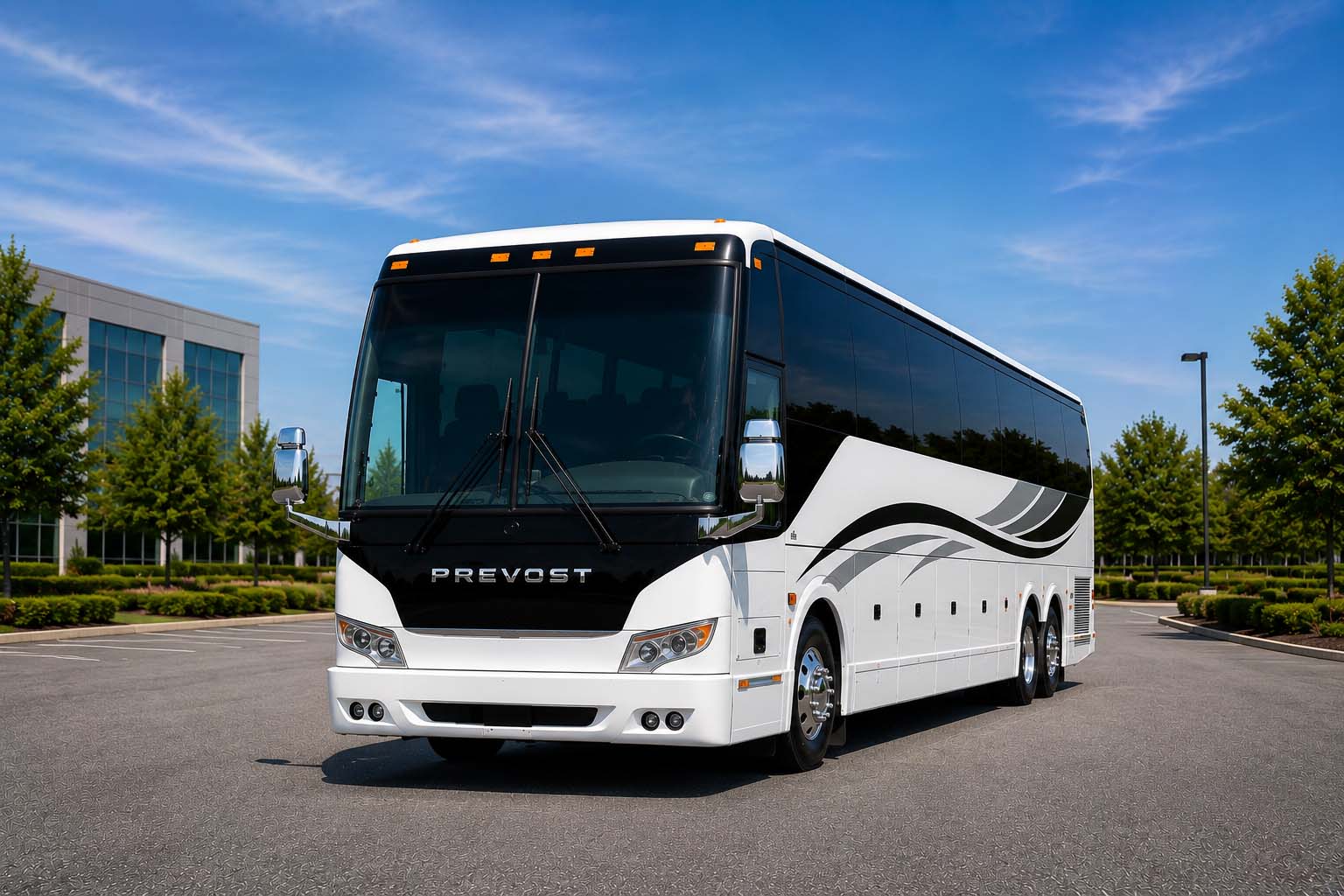 Charter bus rental in St. Louis, MO
